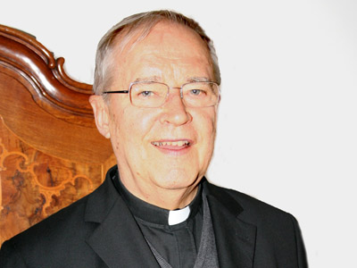 Kardinal Paul Josef Cordes  Foto Michael Heberling