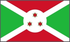 Burundi-Flagge