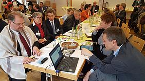 Der Vorstand des Diözesanrates bei der Vollversammlung in Pleinfeld. pde-Foto: Bernhard Löhlein