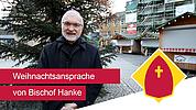 weihnachtsansprache-bischof-hanke-2023. Foto: Johannes Heim/pde