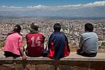 Blick auf Cochabamba, Bolivien