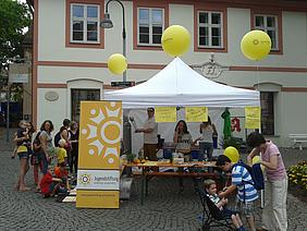 Stand auf dem Altstadtfest 2016