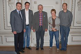 Dr. Ludwig Brandl, Bernhard Michl, Felix Birnthaler, Ursula Haas, Kurt Schmidt