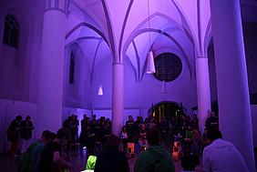 Nacht der offenen Kirchen in der ehemaligen Johanniskirche in Eichstätt.
