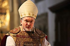 Bischof Gregor Maria Hanke bei seiner Predigt an Weihnachten