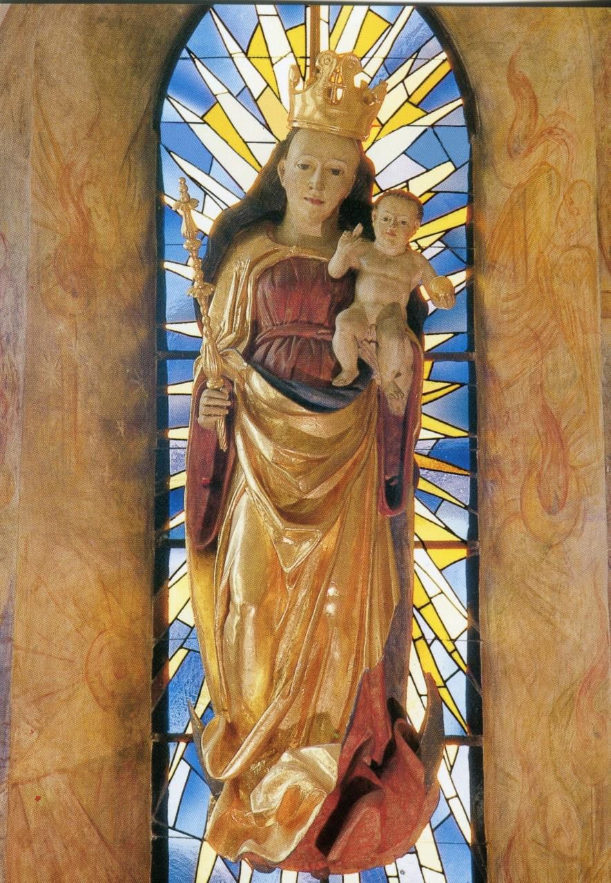 „Landshuter Madonna“ in der Klosterkirche St. Johann im Gnadenthal. Foto: Reinhard Stadler