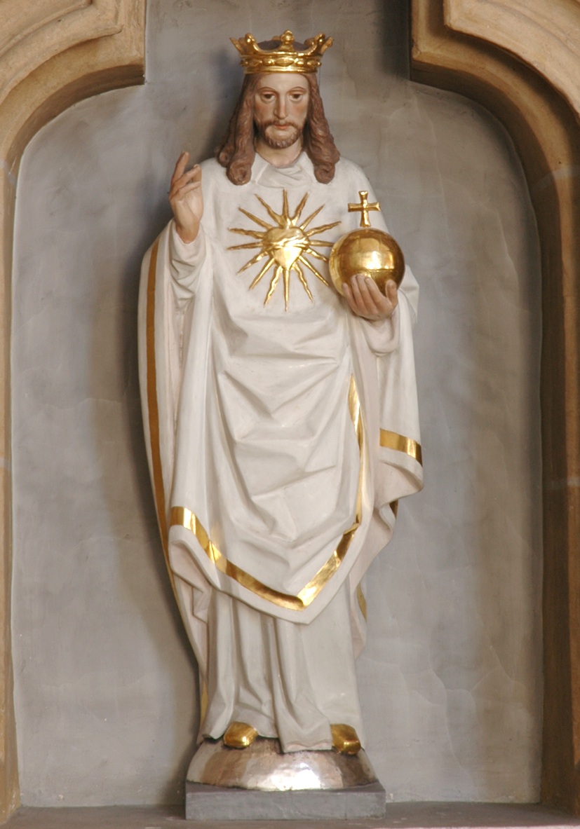 „Heute feiern wir Christkönigssonntag. Aber was für ein König ist denn das!?“  – Christkönig-Statue aus Neumarkt. Foto: Diözesanmuseum