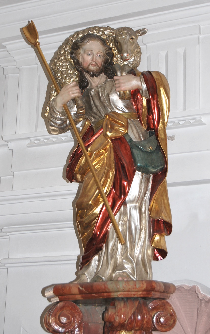 Ein Bild, das uns nahe geht: der gute Hirte, hier eine Figur aus der Pfarrkirche Breitenbrunn. Foto: Klaus Kreitmeir