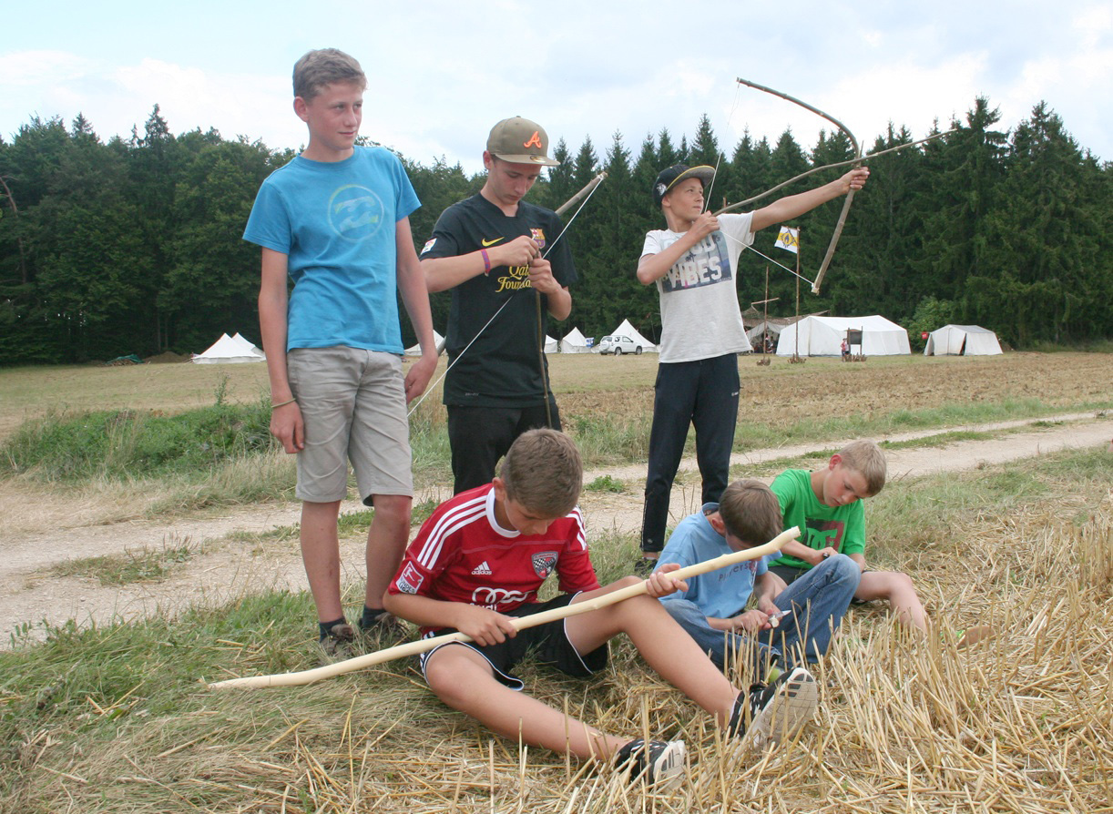 27 Jungen und ein 18-köpfiges Team der Schönstatt-Mannesjugend hatten bei Rapperszell ihre Zelte aufgebaut.