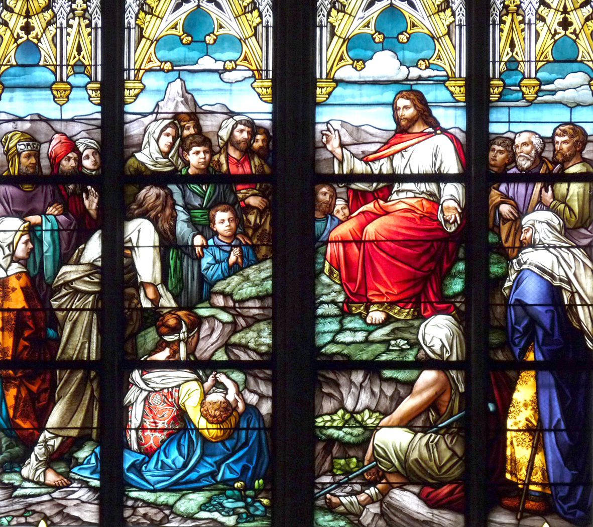 Glasfenster in der evangelischen Gedächtniskirche in Speyer