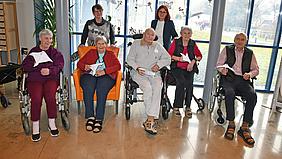 Senioren im Caritas Seniorenheim Denkendorf. Foto: Caritas/Esser