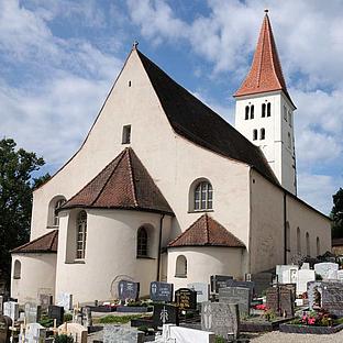 Greding, alte Pfarrkirche St. Martin. Bild: Thomas Winkelbauer
