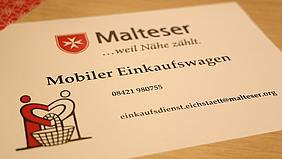 Einkaufshelfer Malteser. pde-Foto: Johannes Heim