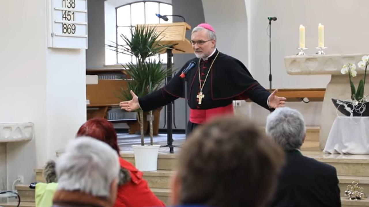 Bischof Gregor Maria Hanke bei der Pfarreivisitation 26.02.2019 in Lauterhofen 