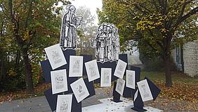 Denkmal für Argula von Grumbach; Foto: Bernhard Löhlein