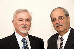 Prof. Dr. Rudolf Fisch (links) und Prof. Dr. Gert Melville (rechts)
