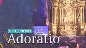 Plakat des Gebetskongresses „Adoratio“. Grafik: Bistum Passau