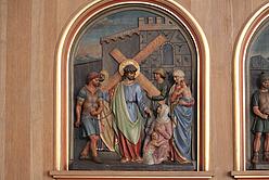 8. Station: Jesus begegnet den weinenden Frauen.