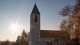 Die Pfarrkirche Heilig Kreuz in Neumarkt.