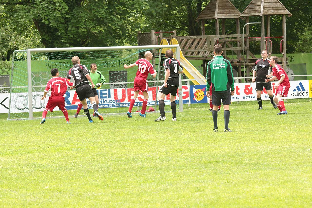 Bayerische Fußballmeisterschaften am 31. Mai in Eichstätt. Foto: Barbara Ulrich