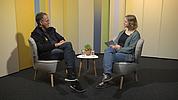 Thomas Rieger und Anika Taiber-Groh im Gespräch
