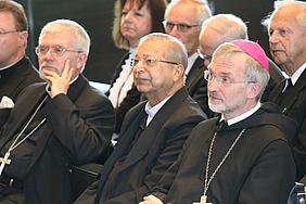 2.      Zuhörer: Weihbischof Adolfo Bittschi Mayer (Sucre/Bolivien), Bischof em. Valerian D’Souza (Poona/Indien) und Bischof Gregor Maria Hanke.