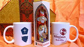 Zum zehnjährigen Jubiläum der Nikolaus-Aktion der KjG gibt es auch Geschenksets mit Nikolaus und Tasse zu bestellen. Foto: Ann-Kathrin Scherbel
