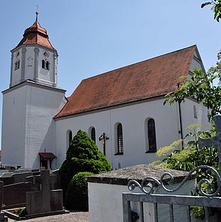 Buchdorf, Pfarrkirche St. Ulrich. Bild: Thomas Winkelbauer