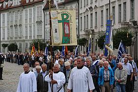 Wallfahrt der Männer: Prozession zum Eichstätter Dom. Foto: Geraldo Hoffmann