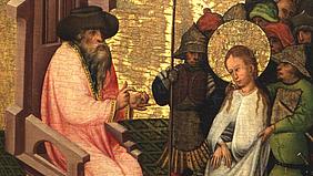 Darstellung der heiligen Margareta vor dem Richter (um 1400). pde-Foto: Diözesanmuseum