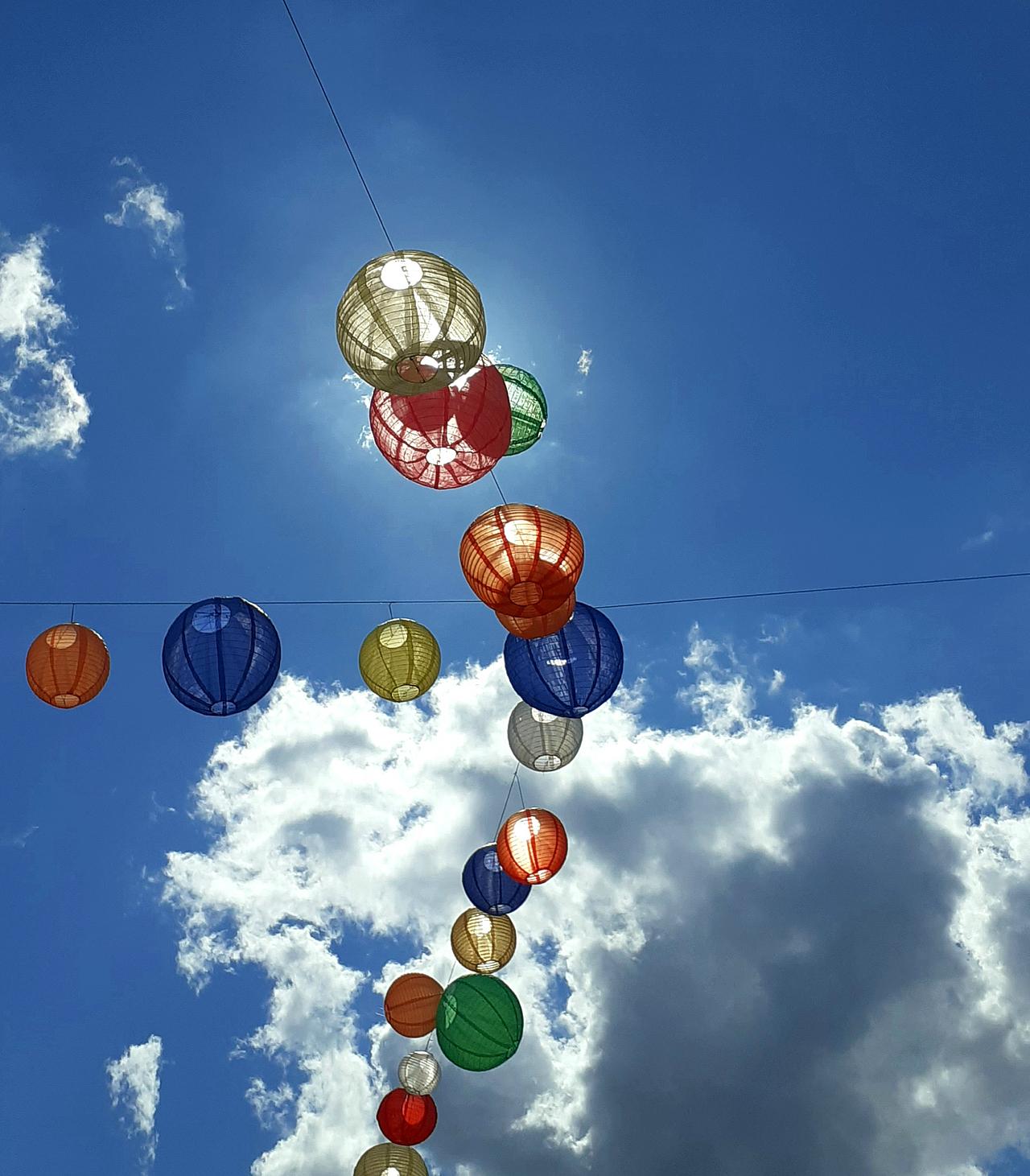 Luftballon am Himmel