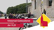Motorrad-Gottesdienst in der Ruinenkirche Spindeltal. Foto: Harald Heckl/pde