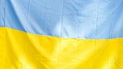 Ukrainische Flagge. Foto: Geraldo Hoffmann/pde