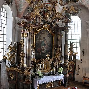 Buchdorf, Pfarrkirche St. Ulrich. Bild: Thomas Winkelbauer