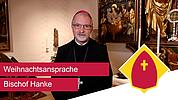 Weihnachtsansprache Bischof Gregor Maria Hanke. Foto: Johannes Heim/pde