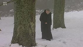 Bischof Hanke auf Winterwanderung zur Frauenbergkapelle in Eichstätt