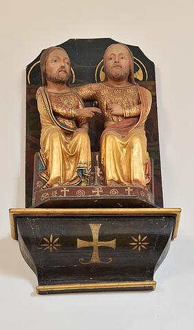 Die Christus-Thomas-Gruppe von Landerzhofen. pde-Foto: Domschatz- und Diözesanmuseum Eichstätt