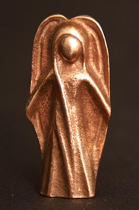 Bronze-Schutzengel
