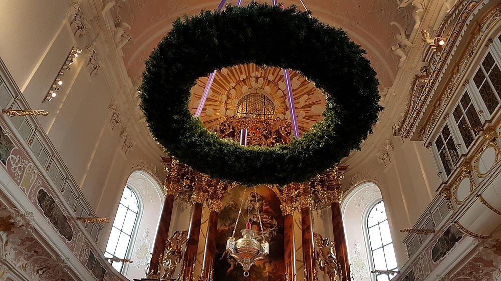 Adventskranz in der Eichstätter Schutzengelkirche