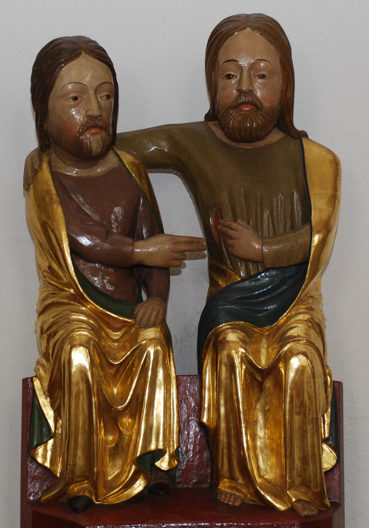 Thomas und Christus, Möning. Foto: Klaus Kreitmeir, Kirchenzeitung