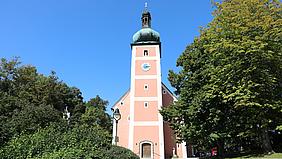Die Kirche „Maria, Heil der Kranken“ auf dem Habsberg.