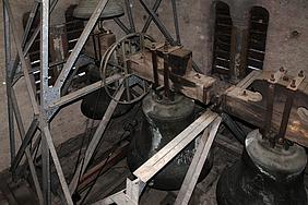 Glockenanlage der Pfarrkirche St. Anna in Mörnsheim. pde-Foto: Thomas Winkelbauer