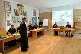 Rektoren aus nahezu allen Priesterseminaren der Ukrainischen Griechisch-Katholischen Kirche (UGKK) trafen sich im Eichstätter Collegium Orientale.