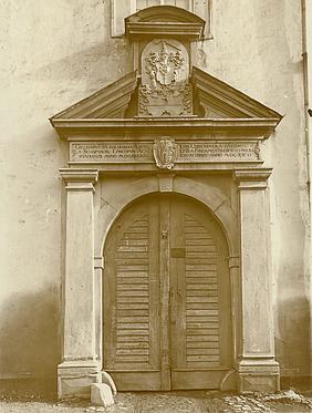 Hofeinfahrt des Collegium Willibaldinum Eichstätt um 1900. Archiv-Foto: Bischöfliches Seminar