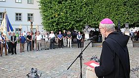 Friedensgebet in Eichstätt mit Bischof Hanke