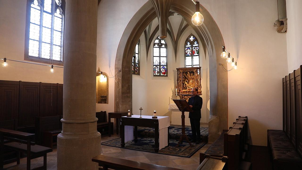 Hoffnungsfunken: Kirchenmusik in der Kapelle des Domkapitels im Eichstätter Dom. pde-Foto: Johannes Heim