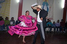 Tanzvorführung beim Kolping-Partnerschaftsbesuch 2010 in Peru