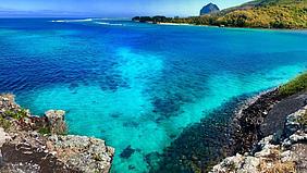 Küste vor Mauritius