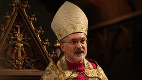 Bischof Hanke zu Silvester im Eichstätter Dom. pde-Foto: Norbert Staudt