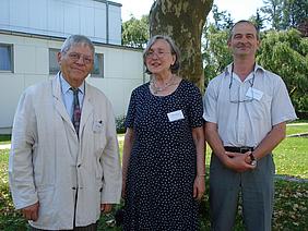 Michael Schmidpeter (r.),  Barbara Bonauer, Norbert Siebert (l.)